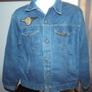 RARE Vintage Women's 1997 STURGIS Blue Jean Jacket